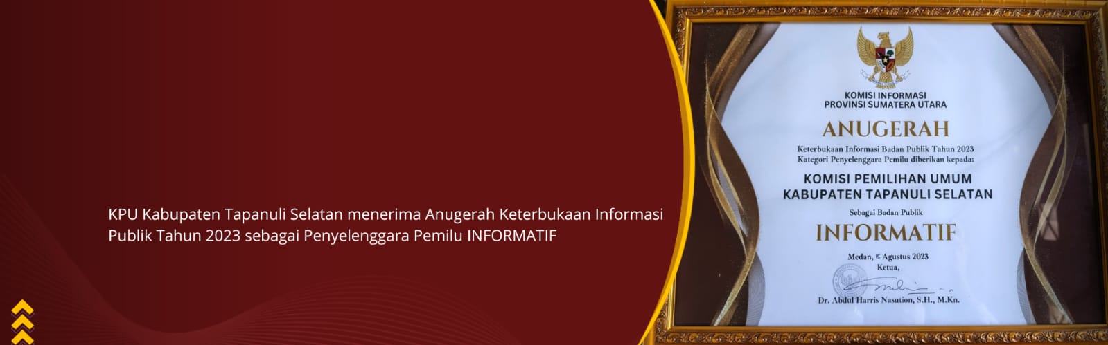 Penganugerahan Keterbukaan Informasi Badan Publik Tahun 2023